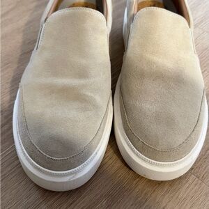 Todd Snyder Men's Suede Slip-On Loafers in Light Tan